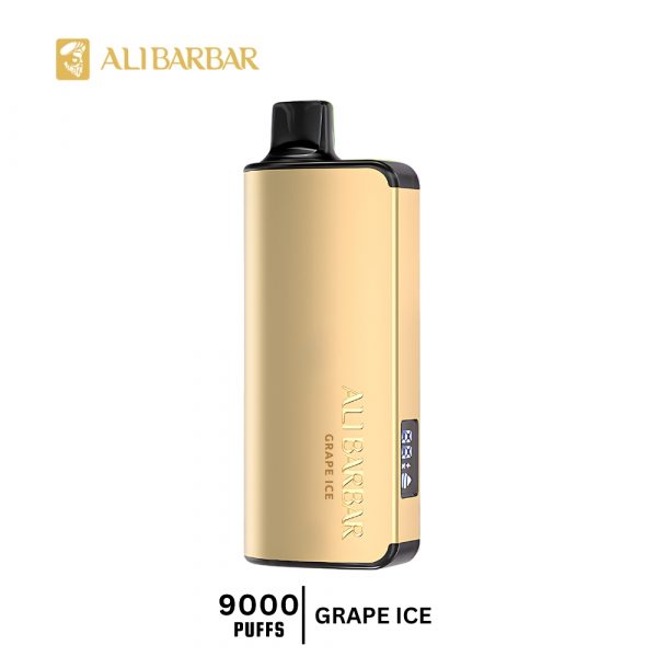 ALIBARBAR INGOT 9000 Puffs Grape Ice