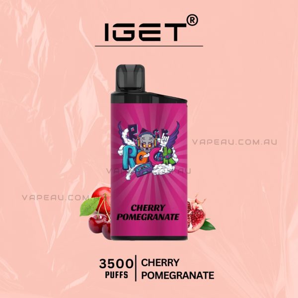 IGET Bar 3500 Puffs Cherry Pomegranate