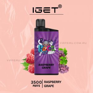 IGET Bar 3500 Puffs Raspberry Grape