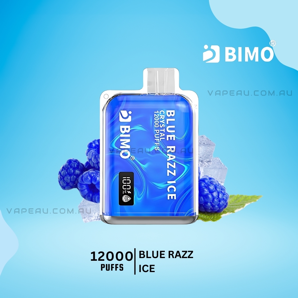 BIMO Crystal 12000 Puffs Blue Razz Ice