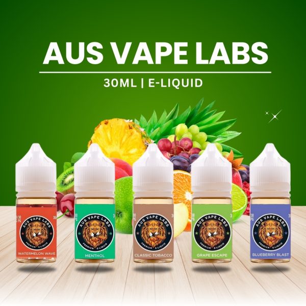 AUS VAPE LABS 30ml E-Liquid Bottle