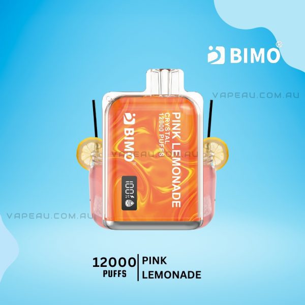 BIMO Crystal 12000 Puffs Pink Lemonade