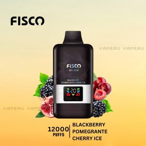 FISCO Mix Bar 12000 Puffs Blackberry Pomegranate Cherry Ice