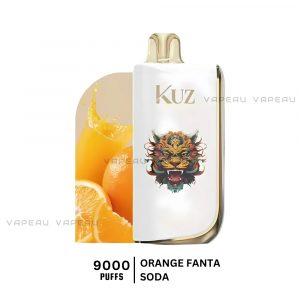 KUZ Lux 9000 Puffs Orange Fanta Soda