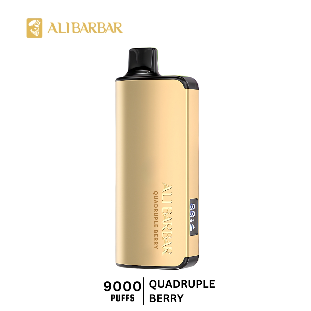 ALIBARBAR INGOT 9000 Puffs Quadruple Berry