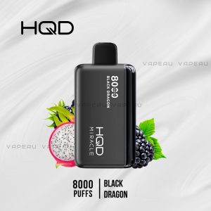 HQD Miracle 8000 Puffs Black Dragon
