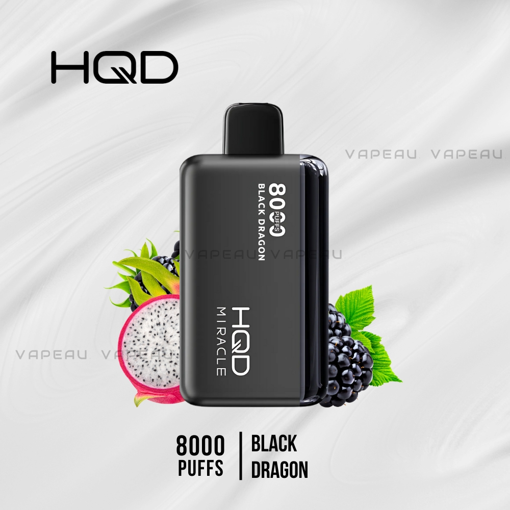 HQD Miracle 8000 Puffs Black Dragon