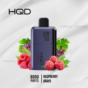HQD Miracle 8000 Puffs Raspberry Grape