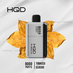 HQD Miracle 8000 Puffs Tobacco Classic