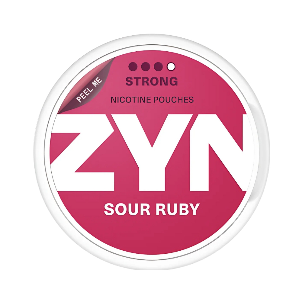 ZYN Nicotine Pouches Sour Ruby Strong 11mg