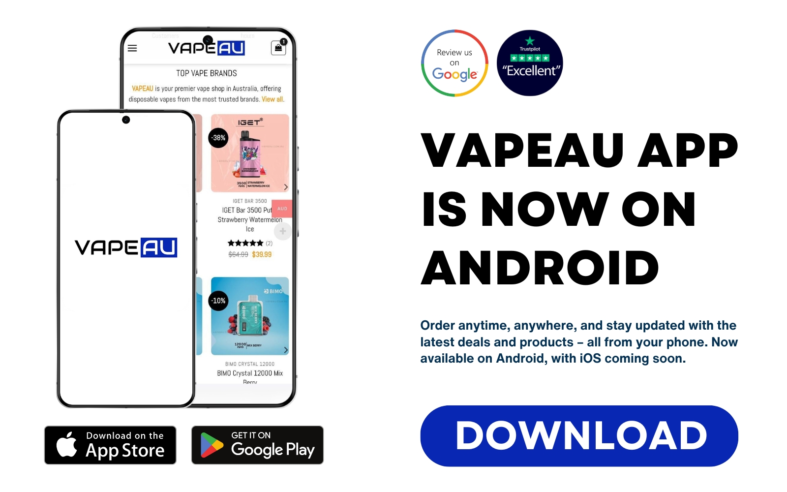 vapeau app banner for phone 1610