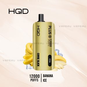 HQD Cuvie Slick Plus 12000 Puffs Banana Ice