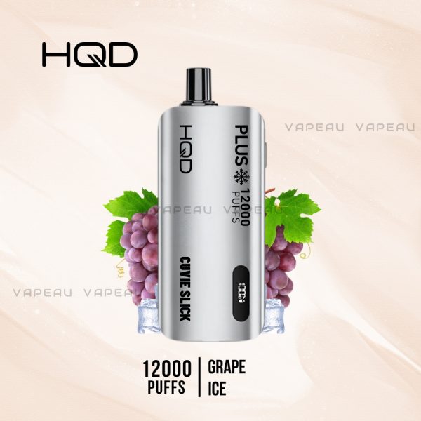 HQD Cuvie Slick Plus 12000 Puffs Grape Ice