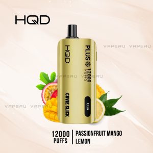 HQD Cuvie Slick Plus 12000 Puffs Passionfruit Mango Lemon